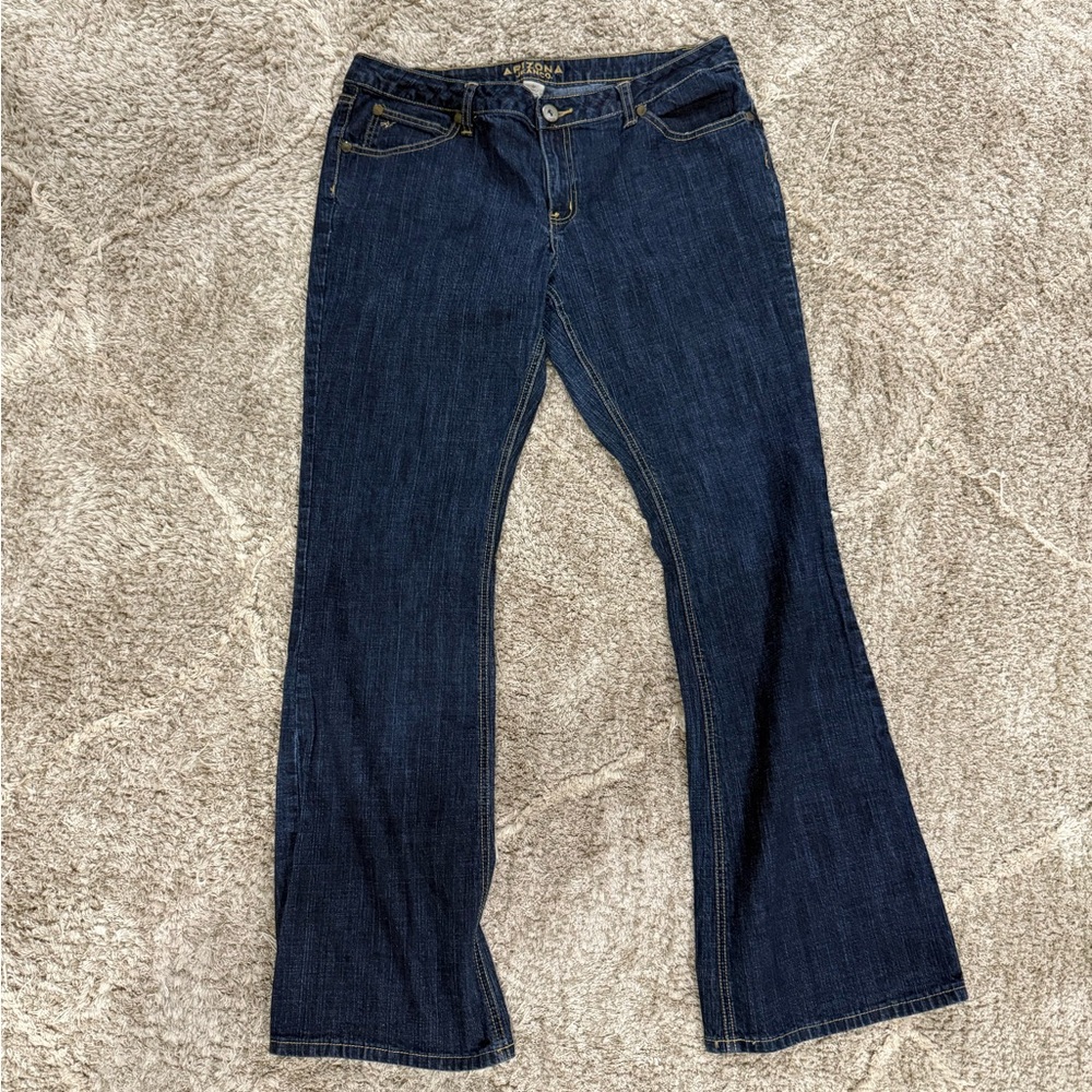 NWOT Arizona Dark Blue Denim Jeans